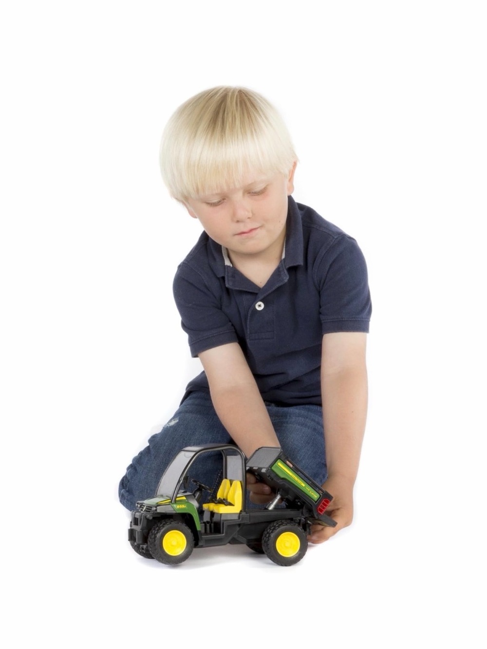 Bruder 09813 John Deere Gator XUV 855D with Opening Tailgate, Realistic Toy